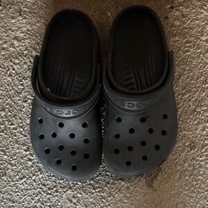 CROCS Kids Black Slip-On Shoes